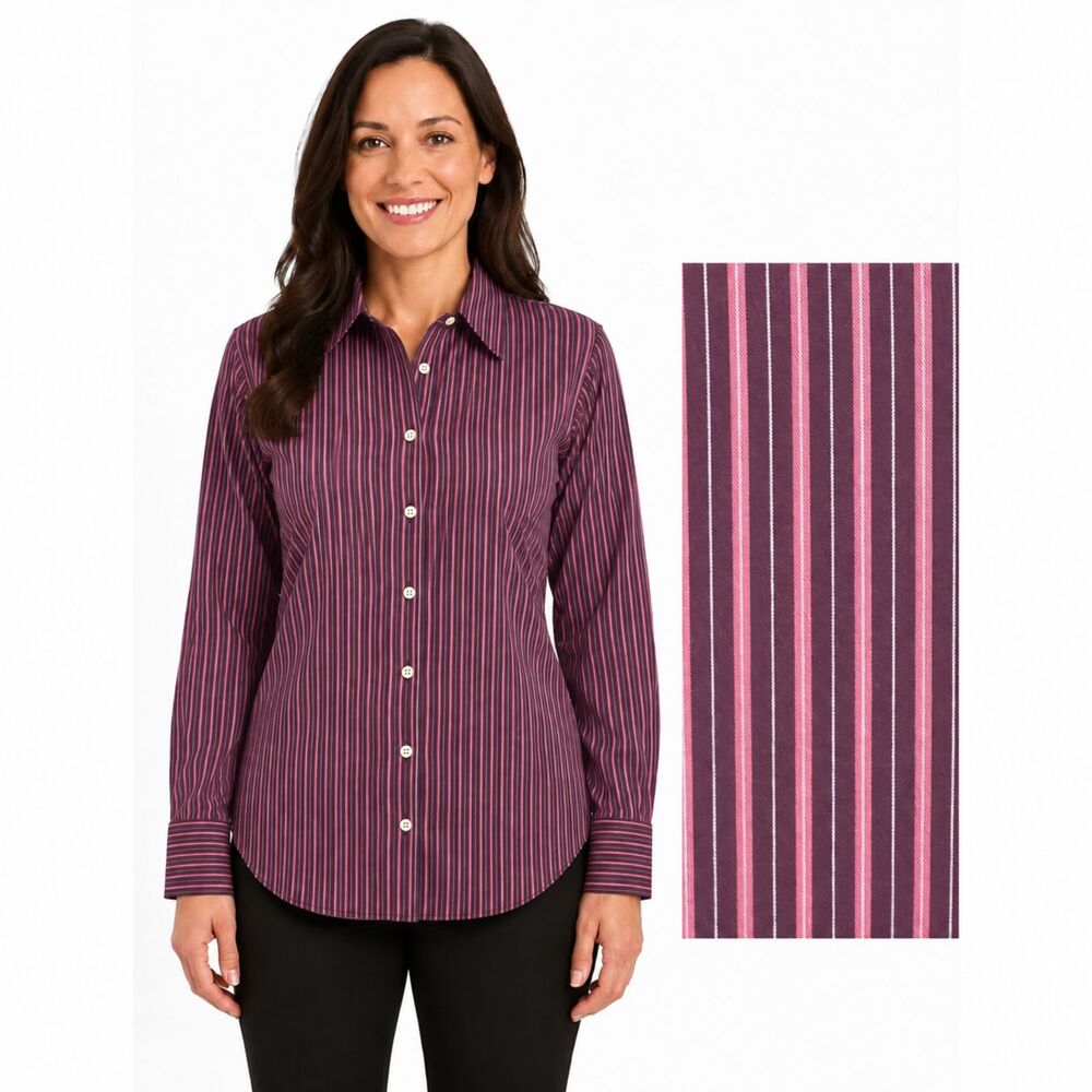 Eddie Bauer 100% Cotton Wrinkle Resistant Shirt Size Small NWOT